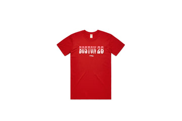 The Boston 26 Tee Red