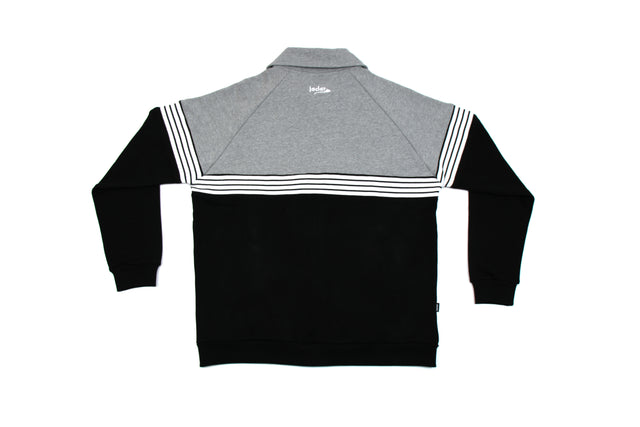 RETRO TRICOT TRACK JACKET BLACK / H. GREY JA-4000