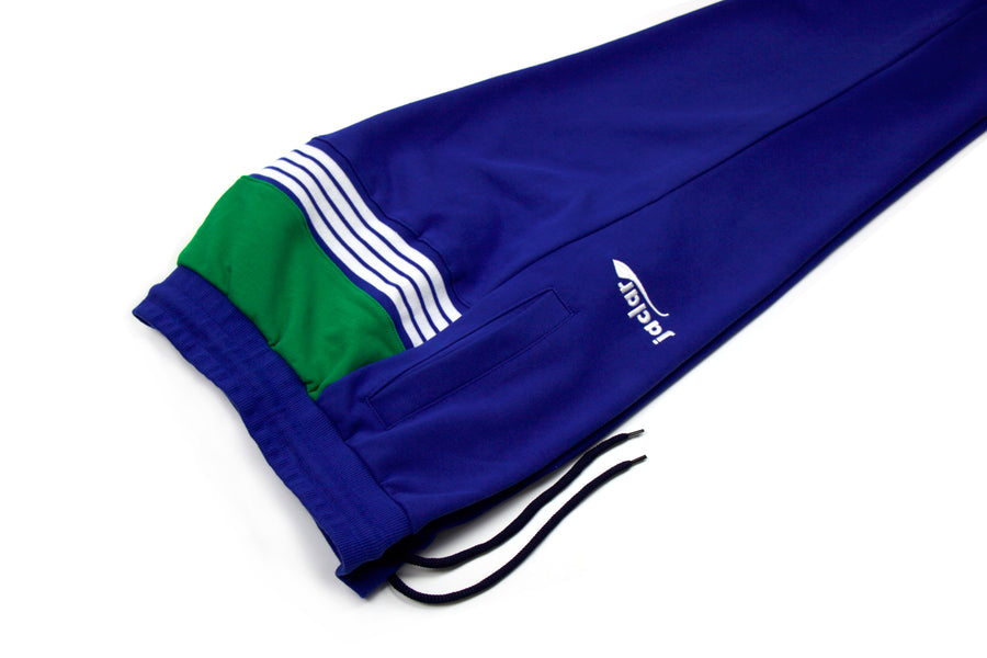 RETRO TRACK PANT ROYAL / GREEN