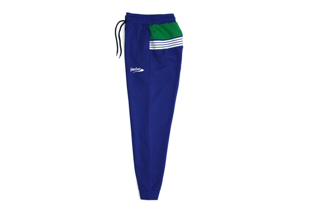 RETRO TRACK PANT ROYAL / GREEN JA-4100