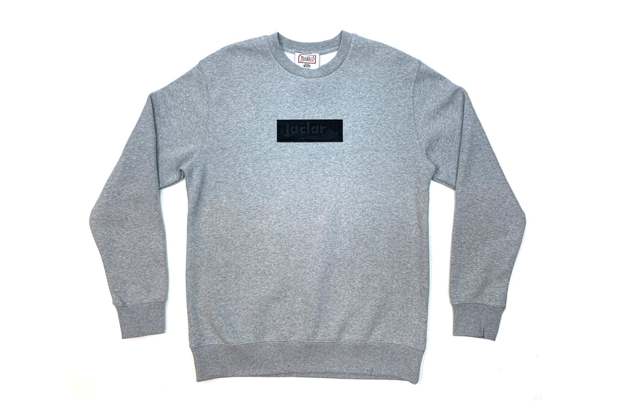 Back II Basics Box Crew-Heather Grey
