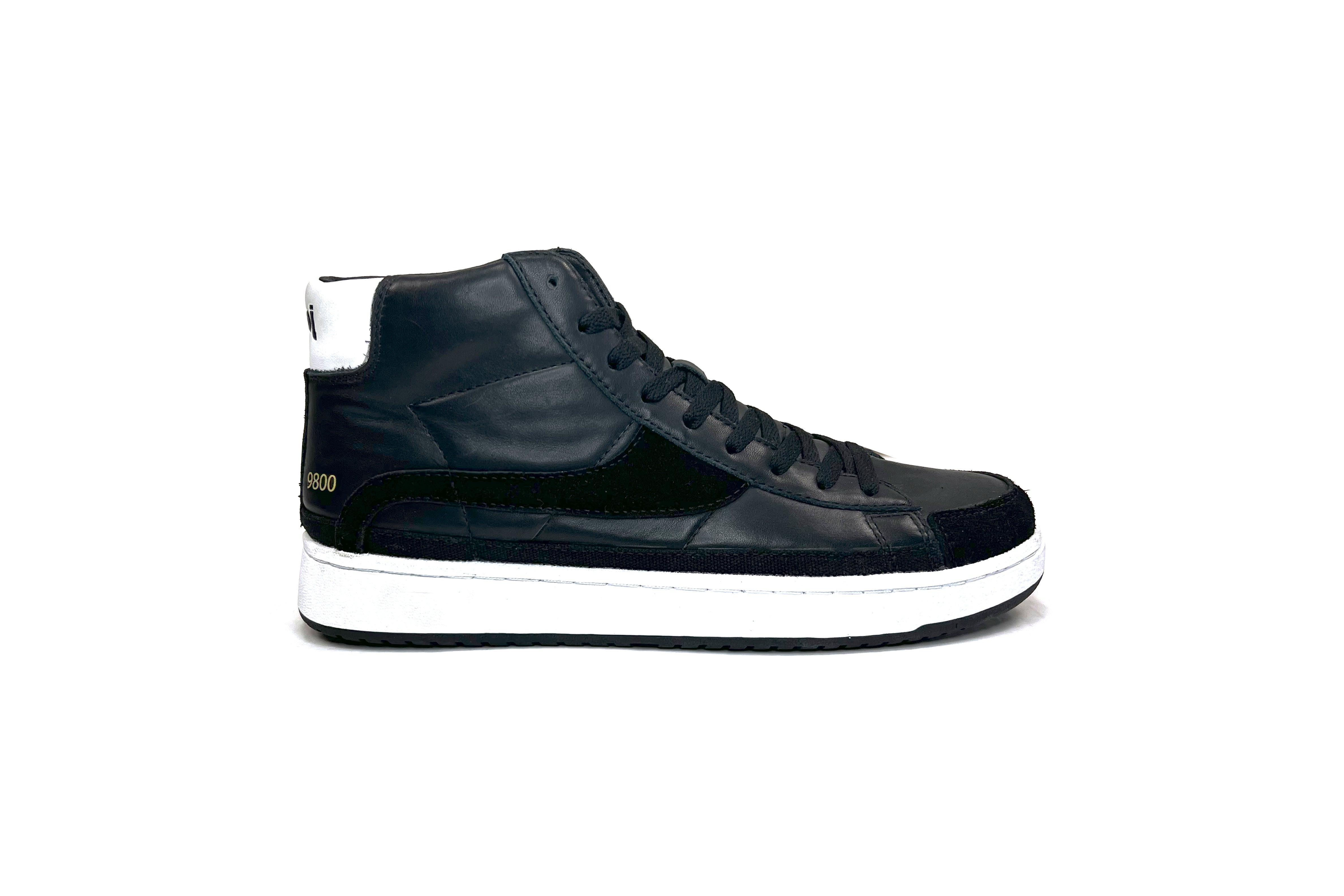 Jaclar SKYTOP-Hi Black - Premium 80s Heritage Basketball Shoe