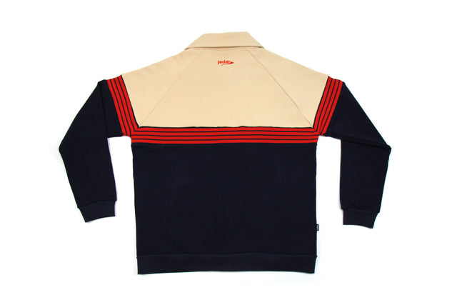RETRO TRICOT TRACK JACKET NAVY / KHAKI JA-4000